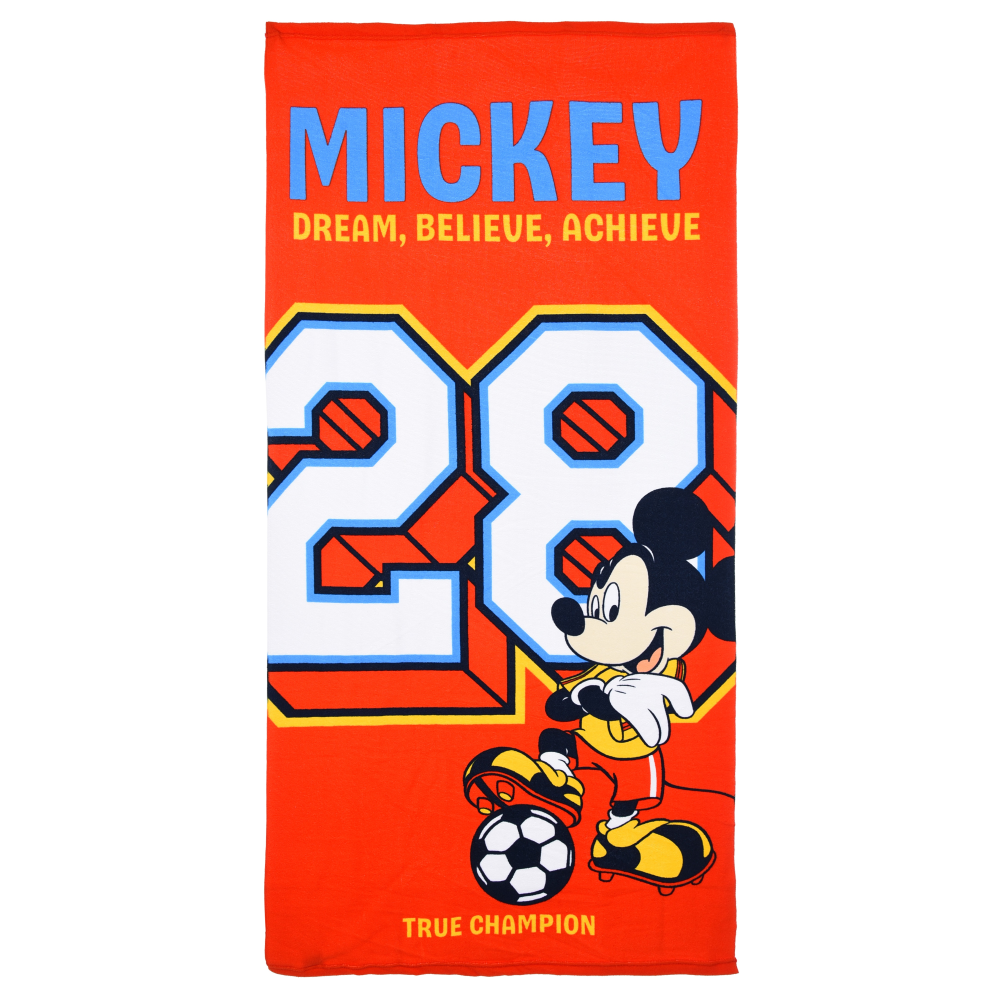 TELO MARE TOPOLINO DISNEY ASCIUGAMANO PER BAMBINI IN MICROFIBRA CM 140X70 - YE18078