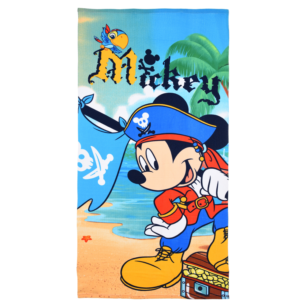 TELO MARE TOPOLINO DISNEY ASCIUGAMANO PER BAMBINI IN MICROFIBRA CM 140X70 - YE18218