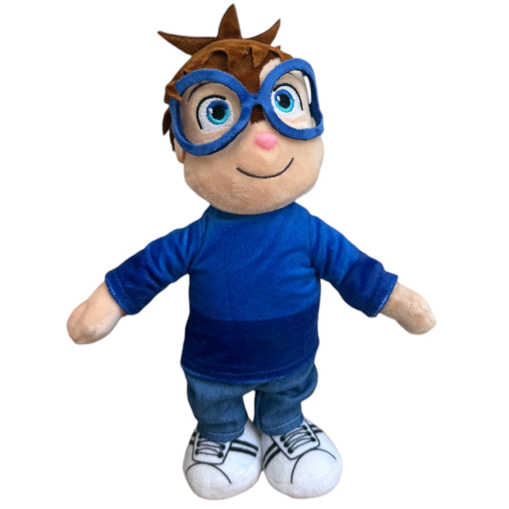PELUCHE SIMON ALVIN E I CHIPMUNKS MORBIDO PUPAZZO SCOIATTOLO 30 CM IN FIBRA RICICLATA - 760021714/SIMON