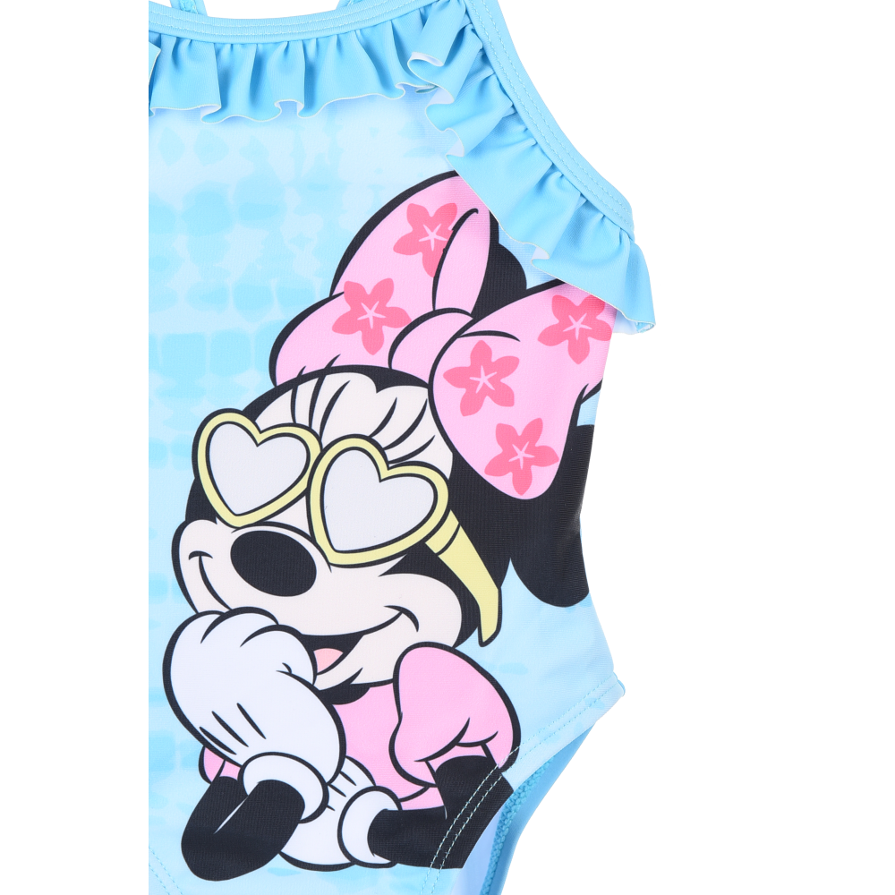 COSTUME MARE MINNIE MOUSE DISNEY INTERO 1 PEZZO NEONATA 12/36 MESI -YE05013CELESTE