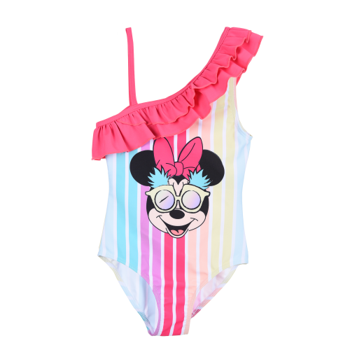 COSTUME MARE MINNIE MOUSE DISNEY INTERO 1 PEZZO BAMBINA PISCINA - YE18156FUCSIA