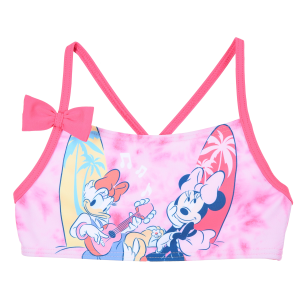 COSTUME MARE MINNIE E PAPERINA DISNEY BIKINI DUE PEZZI TOP E SLIP BAMBINA - YE18085ROSA
