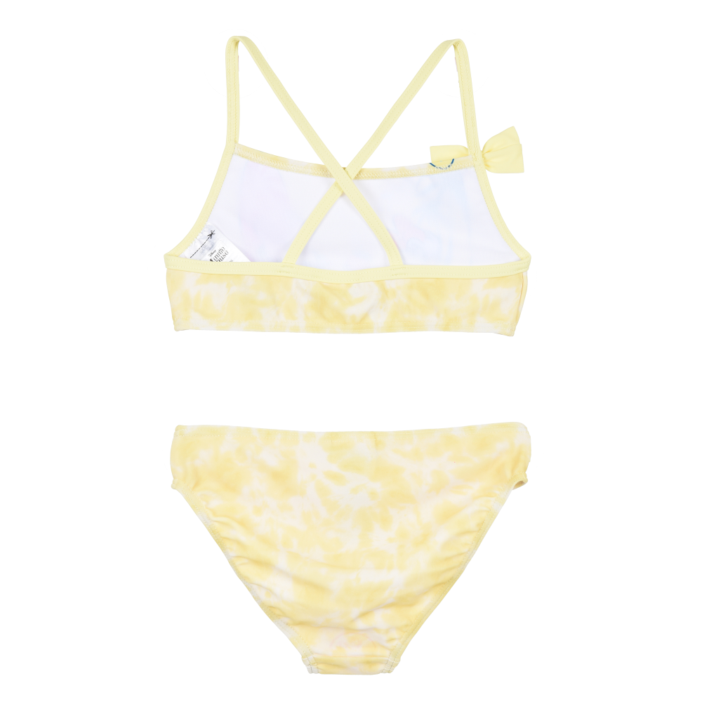 COSTUME MARE MINNIE E PAPERINA DISNEY BIKINI DUE PEZZI TOP E SLIP BAMBINA - YE18085GIALLO