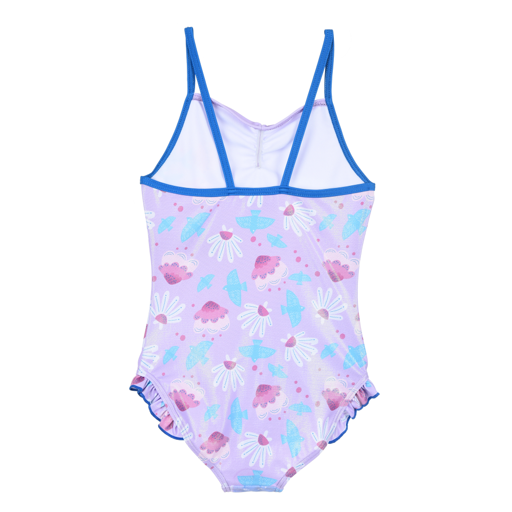 COSTUME MARE FROZEN DISNEY ELSA INTERO 1 PEZZO BAMBINA PISCINA- YE18039LILLA