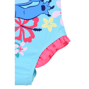 COSTUME MARE STITCH DISNEY INTERO 1 PEZZO BAMBINA PISCINA- YE18180TURCHESE