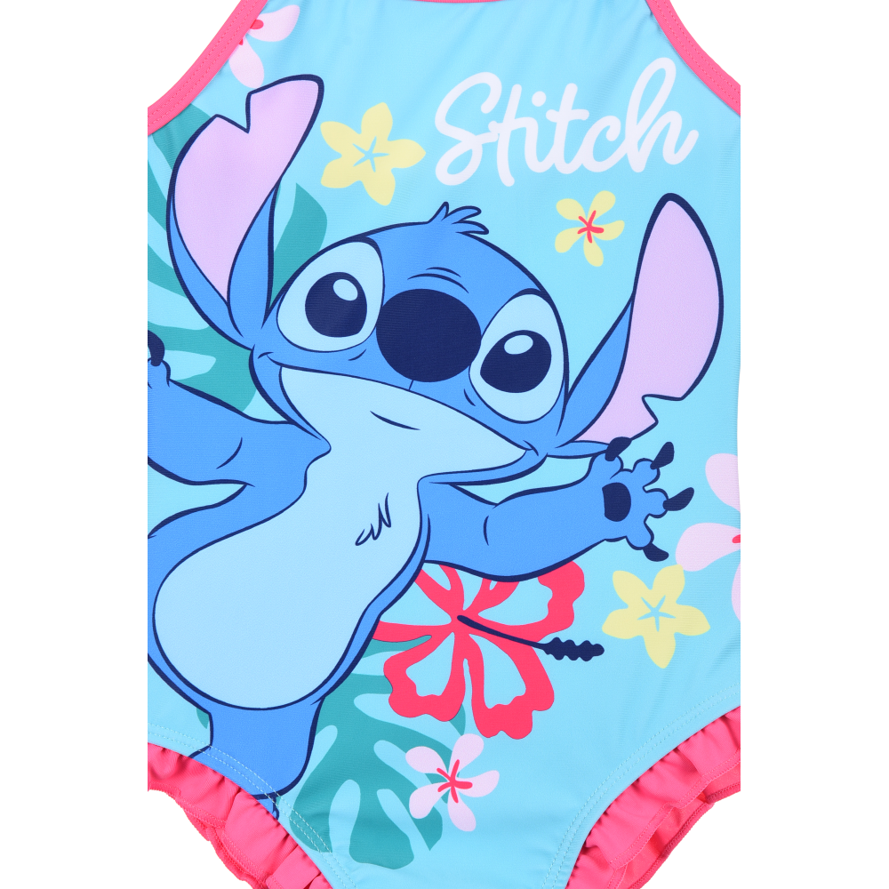 COSTUME MARE STITCH DISNEY INTERO 1 PEZZO BAMBINA PISCINA- YE18180TURCHESE