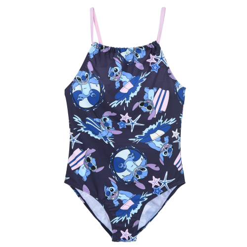 COSTUME MARE STITCH DISNEY INTERO 1 PEZZO RAGAZZE PISCINA SPIAGGIA - YE18056BLU