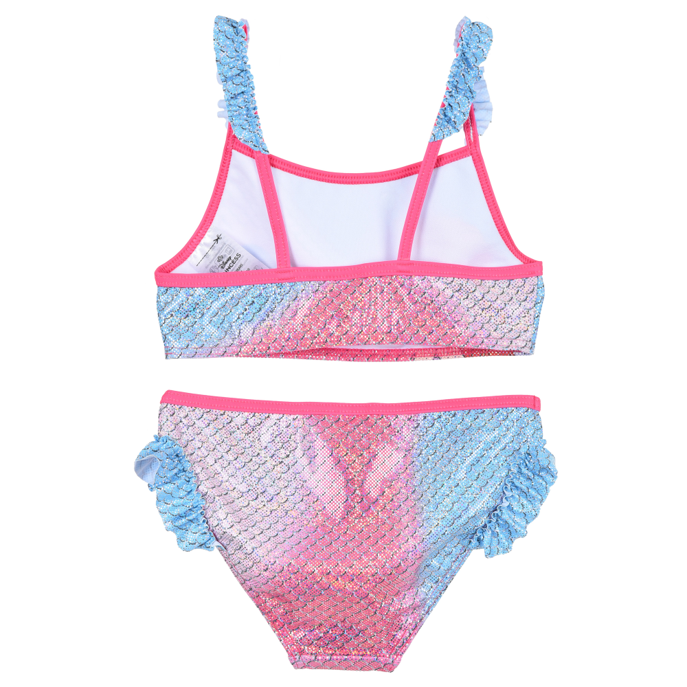COSTUME MARE LA SIRENETTA ARIEL DISNEY BIKINI 2 PEZZI TOP E SLIP BAMBINA - YE18010ROSA