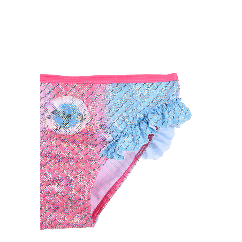 COSTUME MARE LA SIRENETTA ARIEL DISNEY BIKINI 2 PEZZI TOP E SLIP BAMBINA - YE18010ROSA