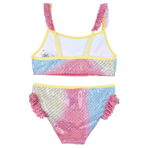 COSTUME MARE LA SIRENETTA ARIEL DISNEY BIKINI 2 PEZZI TOP E SLIP BAMBINA - YE18010GIALLO