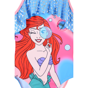 COSTUME MARE LA SIRENETTA ARIEL DISNEY INTERO 1 PEZZO BAMBINA PISCINA - YE18210AZZURRO