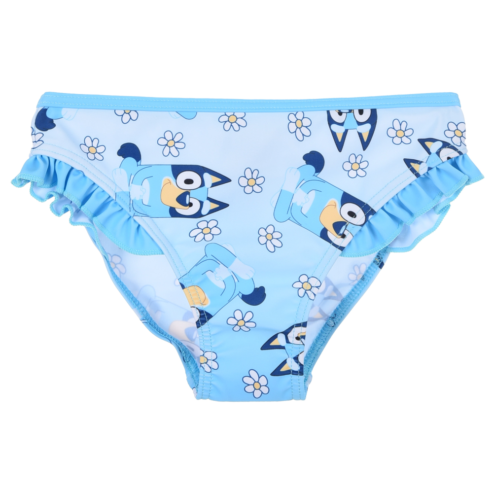 COSTUME DA BAGNO BLUEY BIKINI 2 PEZZI TOP E SLIP BAMBINA PISCINA MARE- YE18004.GRS/CELESTE