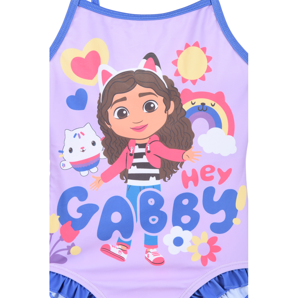 COSTUME MARE GABBY'S DOLLHOUSE INTERO 1 PEZZO BAMBINA PISCINA- YE18051LILLA