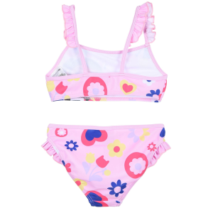 COSTUME MARE GABBY'S DOLLHOUSE BIKINI 2 PEZZI TOP E SLIP BAMBINA PISCINA - YE18052ROSA