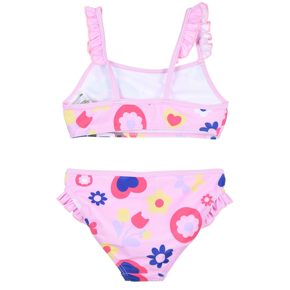 COSTUME MARE GABBY'S DOLLHOUSE BIKINI 2 PEZZI TOP E SLIP BAMBINA PISCINA - YE18052ROSA