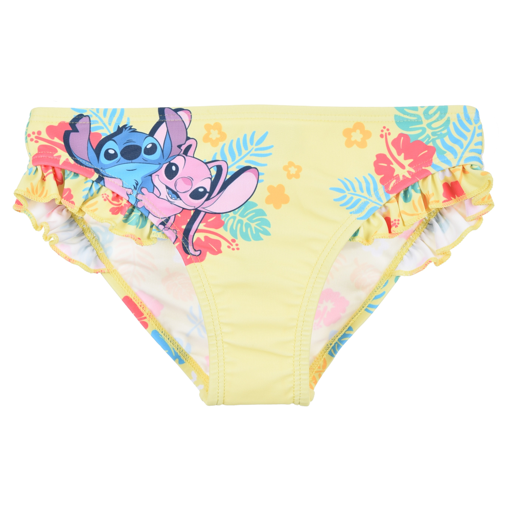 COSTUME MARE STITCH E ANGEL DISNEY MODELLO SLIP MUTANDINA BAMBINA -YE18211GIALLO