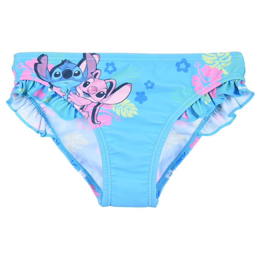 COSTUME MARE STITCH E ANGEL DISNEY MODELLO SLIP MUTANDINA BAMBINA -YE18211AZZURRO