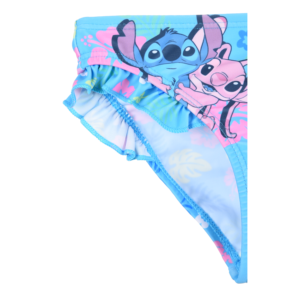 COSTUME MARE STITCH E ANGEL DISNEY MODELLO SLIP MUTANDINA BAMBINA -YE18211AZZURRO