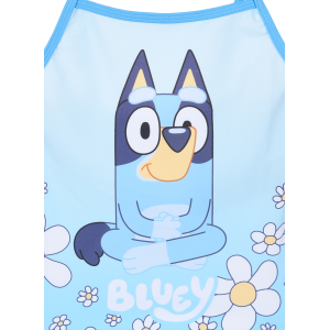 COSTUME DA BAGNO BLUEY INTERO 1 PEZZO BAMBINA MARE PISCINA- YE18003.GRS/CELESTE