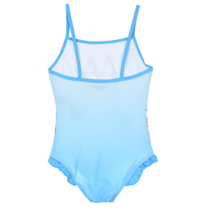 COSTUME DA BAGNO BLUEY INTERO 1 PEZZO BAMBINA MARE PISCINA- YE18003.GRS/CELESTE