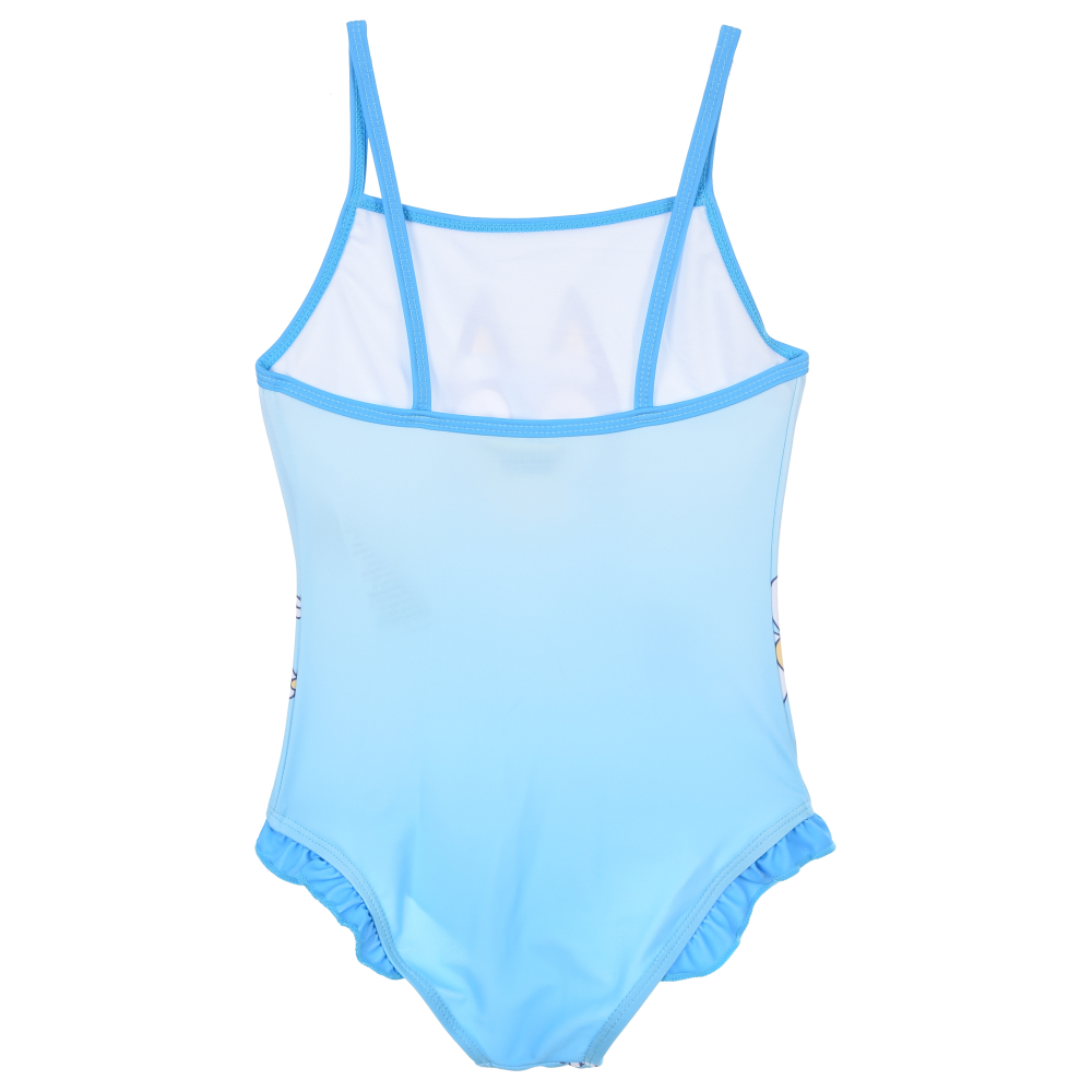 COSTUME DA BAGNO BLUEY INTERO 1 PEZZO BAMBINA MARE PISCINA- YE18003.GRS/CELESTE
