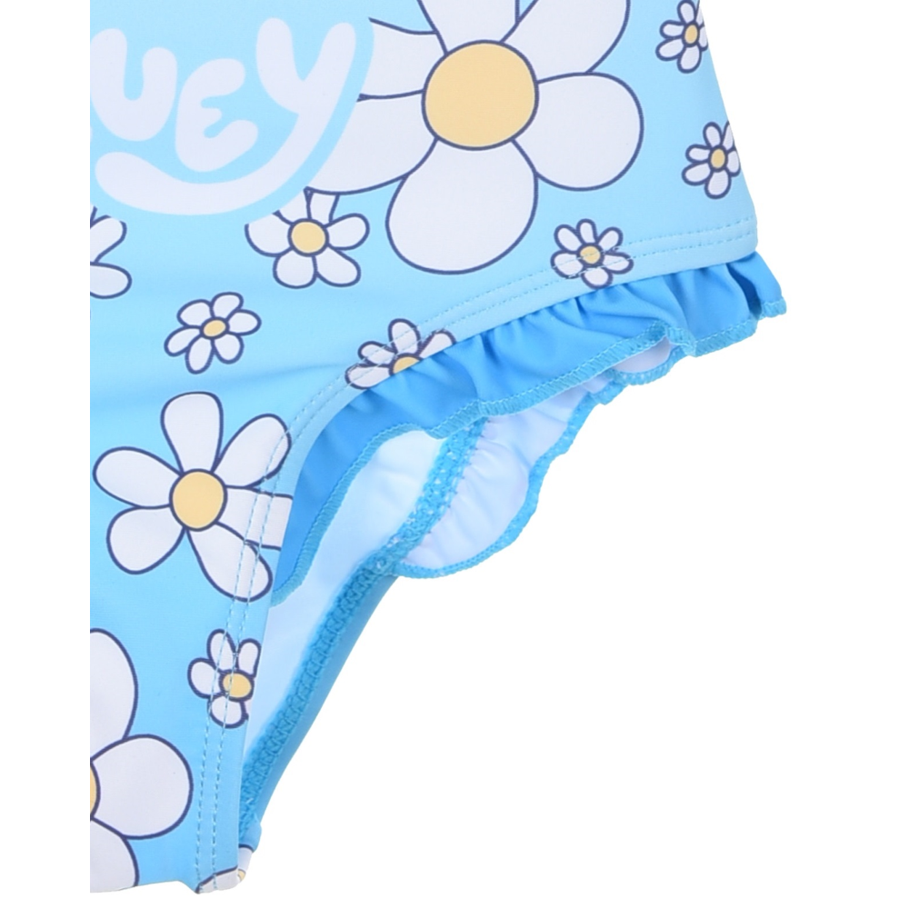 COSTUME DA BAGNO BLUEY INTERO 1 PEZZO BAMBINA MARE PISCINA- YE18003.GRS/CELESTE