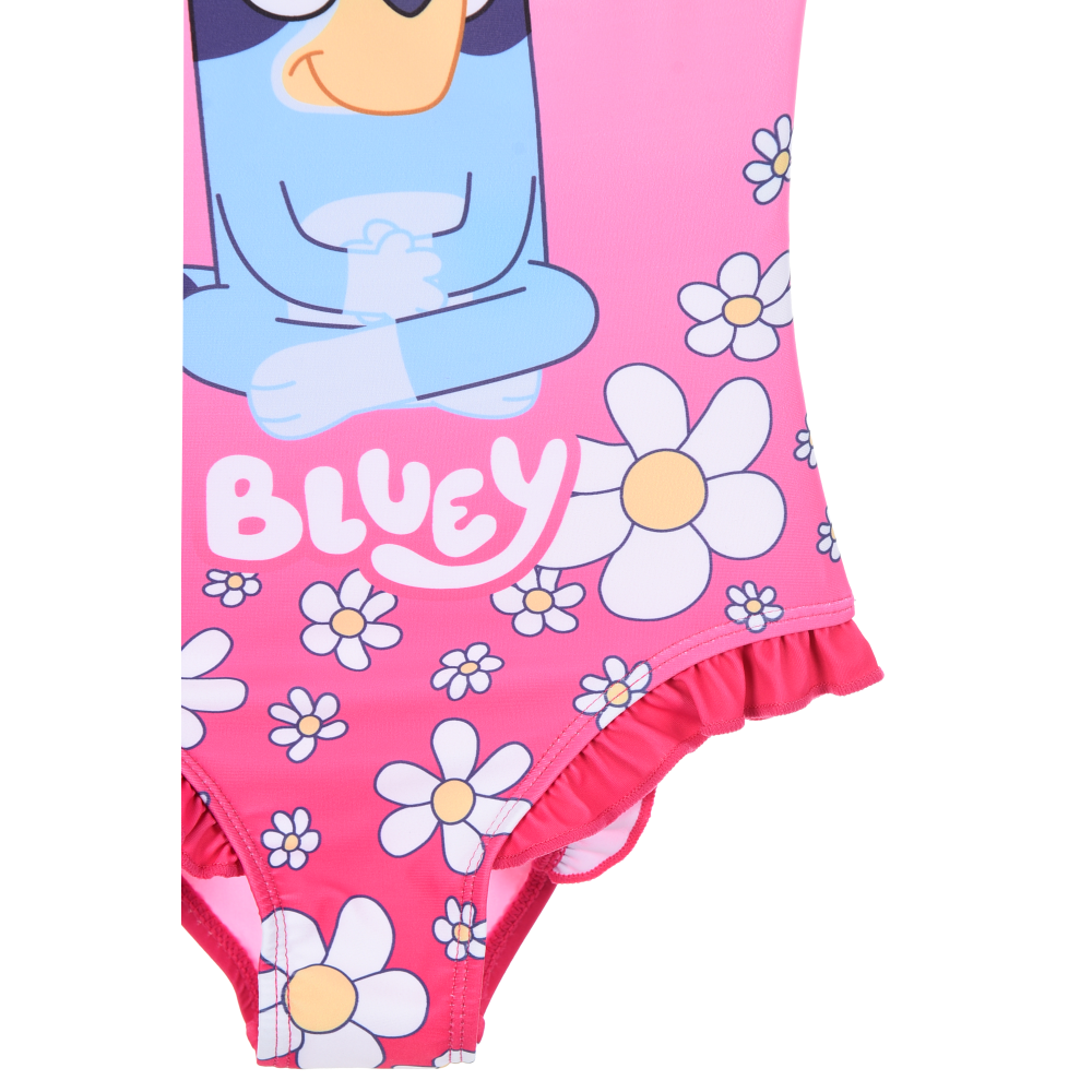 COSTUME DA BAGNO BLUEY INTERO 1 PEZZO BAMBINA MARE PISCINA- YE18003.GRS/FUCSIA