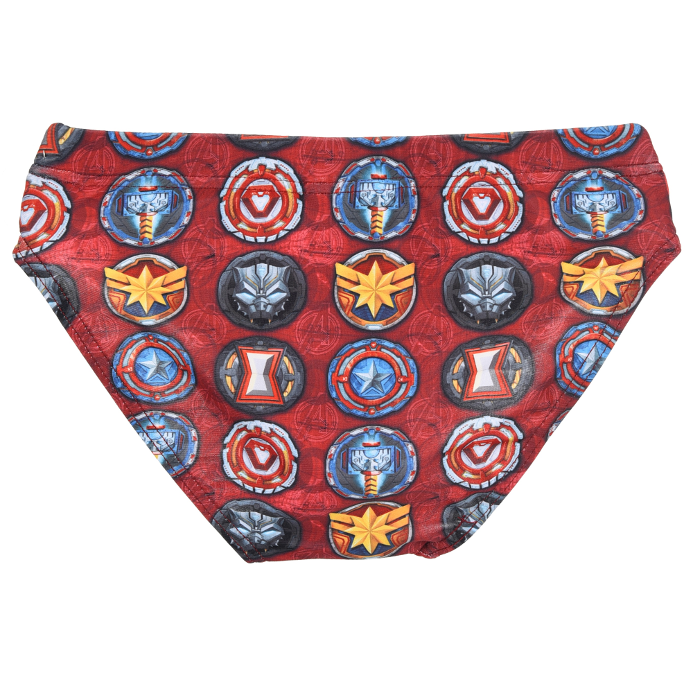 COSTUME MARE AVENGERS MARVEL MODELLO SLIP A MUTANDINA ELASTICIZZATO PISCINA - YE18204ROSSO