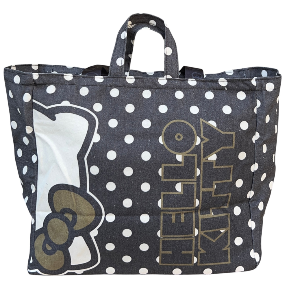 BORSA CON MANICI HELLO KITTY SANRIO SHOPPER CON TRACOLLA BORSA MARE TEMPO LIBERO - H09196MC