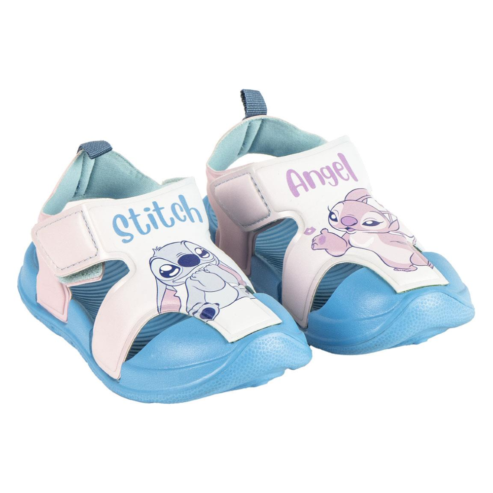 SANDALI CHIUSI STITCH E ANGEL DISNEY CIABATTE LEGGERE IN EVA DA SPIAGGIA BAMBINA - 6832