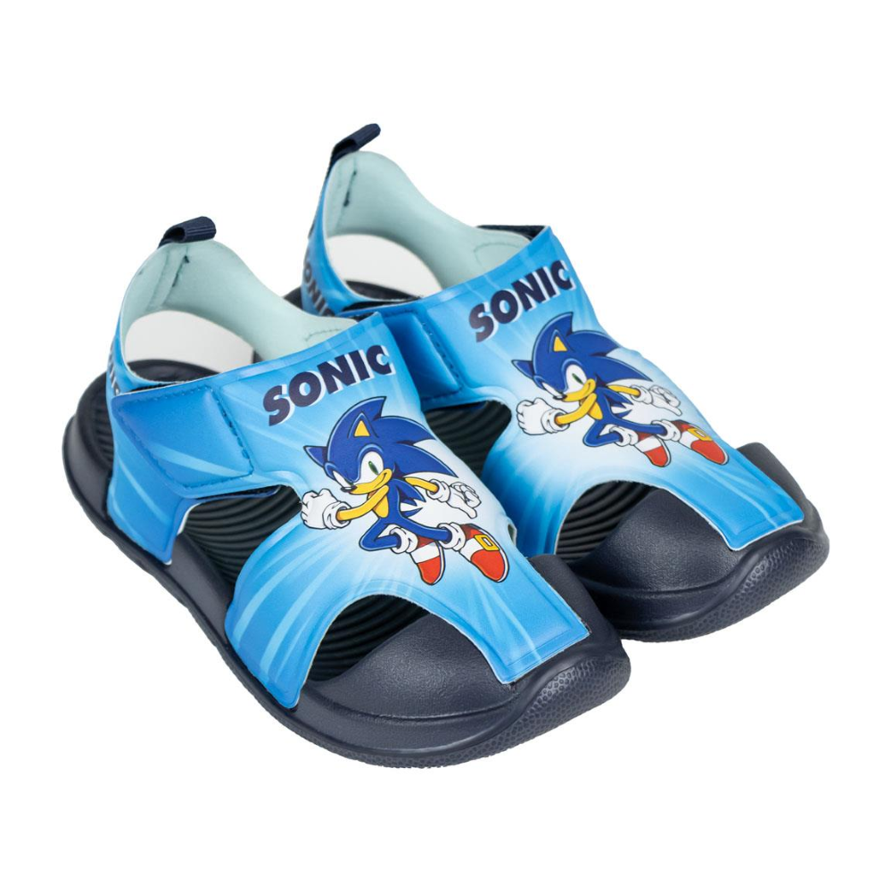 SANDALI CHIUSI SONIC THE HEDGEHOG CIABATTE LEGGERE IN EVA DA SPIAGGIA BAMBINO - 6419