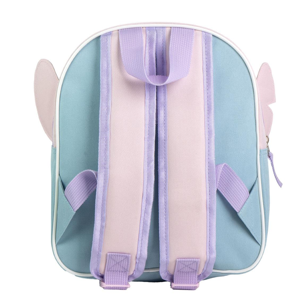 ZAINO ASILO 3D STITCH DISNEY BORSA CON APPLICAZIONI 31 CM PER SCUOLA MATERNA DA PASSEGGIO - 5847
