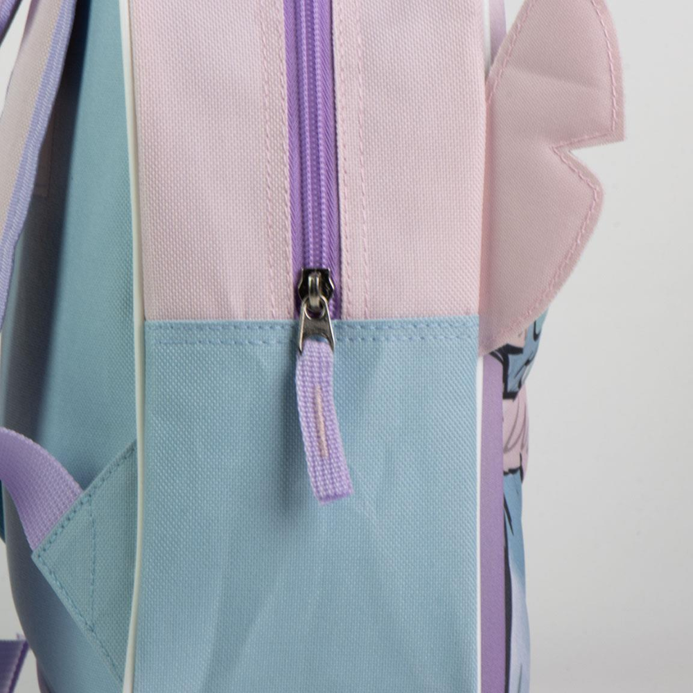 ZAINO ASILO 3D STITCH DISNEY BORSA CON APPLICAZIONI 31 CM PER SCUOLA MATERNA DA PASSEGGIO - 5847