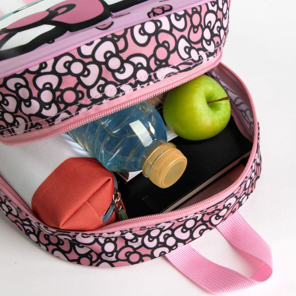ZAINO ASILO 3D HELLO KITTY BORSA 32 CM PER SCUOLA MATERNA DA PASSEGGIO- 5877