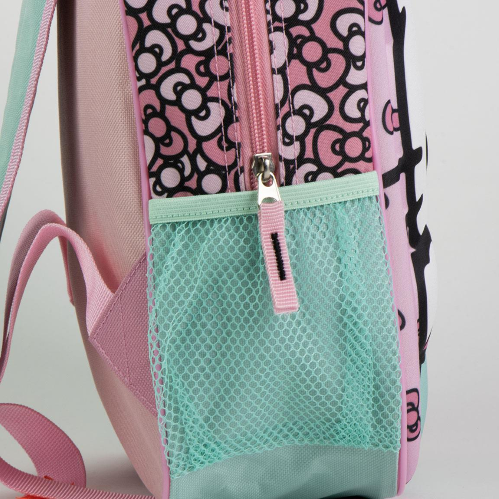 ZAINO ASILO 3D HELLO KITTY BORSA 32 CM PER SCUOLA MATERNA DA PASSEGGIO- 5877