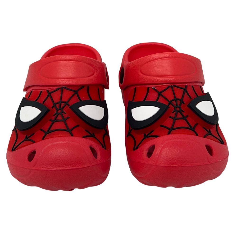 CIABATTE LUMINOSE SPIDERMAN MARVEL MODELLO CROCS IN EVA CON CINTURINO BAMBINO - 6623