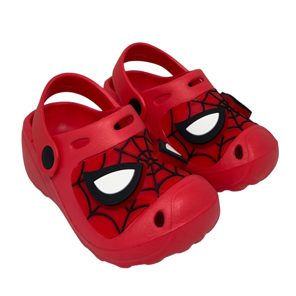CIABATTE LUMINOSE SPIDERMAN MARVEL MODELLO CROCS IN EVA CON CINTURINO BAMBINO - 6623