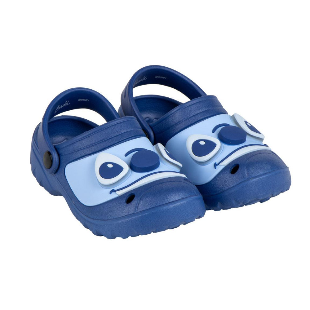 CIABATTE LUMINOSE STITCH DISNEY MODELLO CROCS IN EVA CON CINTURINO BAMBINO - 6808