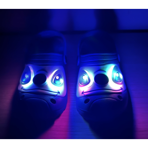 CIABATTE LUMINOSE STITCH DISNEY MODELLO CROCS IN EVA CON CINTURINO BAMBINO - 6808