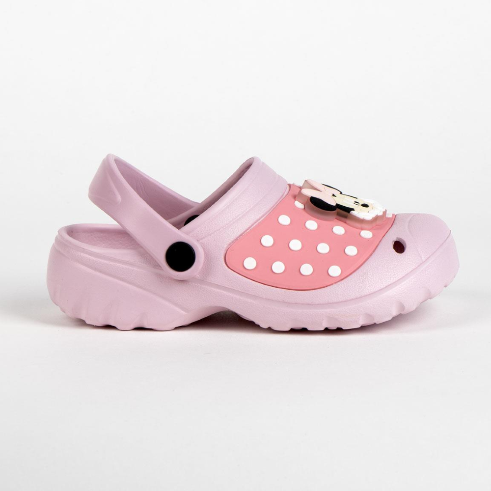 CIABATTE LUMINOSE MINNIE MOUSE DISNEY MODELLO CROCS IN EVA CON CINTURINO BAMBINA - 6810