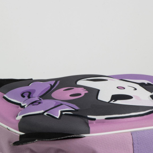 ZAINO ASILO 3D KUROMI BORSA CON APPLICAZIONI 31 CM PER SCUOLA MATERNA DA PASSEGGIO - 5849
