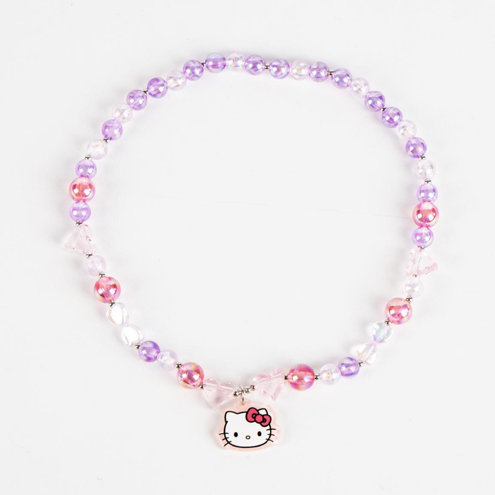 SET ACCESSORI HELLO KITTY SANRIO BRACCIALE COLLANA CERCHIETTO CON ORECCHIE - 3223
