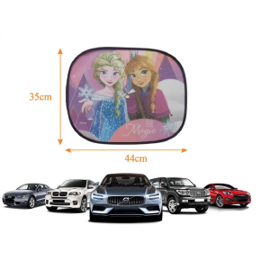 TENDINE PARASOLE LATERALI FROZEN DISNEY COPPIA DI TENDINE PER AUTO 44 X 35 CM PROTEZIONE RAGGI UV - 31602