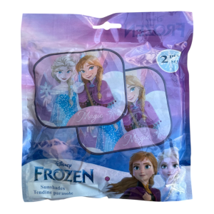 TENDINE PARASOLE LATERALI FROZEN DISNEY COPPIA DI TENDINE PER AUTO 44 X 35 CM PROTEZIONE RAGGI UV - 31602