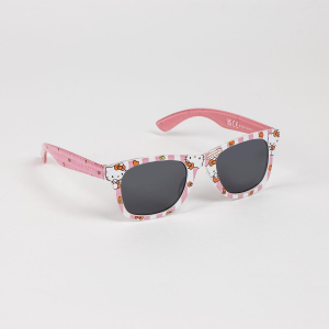 OCCHIALI DA SOLE HELLO KITTY CON CUSTODIA LENTI RETTANGOLARI FILTRO UV400 - 2886-2