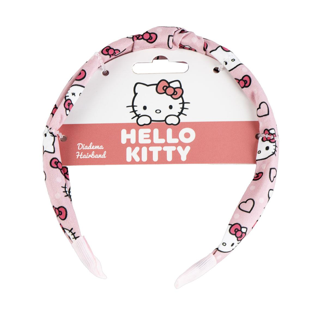 CERCHIETTO HELLO KITTY CON NODO ACCESSORIO SANRIO PER CAPELLI ACCONCIATURA - 3226