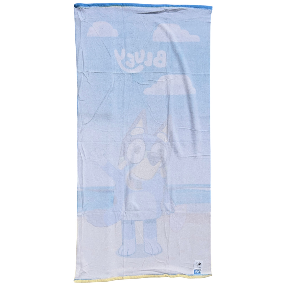 TELO MARE BLUEY ASCIUGAMANO DA SPIAGGIA PER BAMBINI IN MICROFIBRA DI POLIESTERE CM 140X70 - BLU36-5171