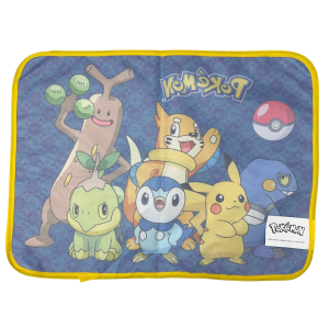 TOVAGLIETTA PIKACHU POKÉMON COLAZIONE SCUOLA IN POLIESTERE IMPERMEABILE CM. 40X30 - TV20PK