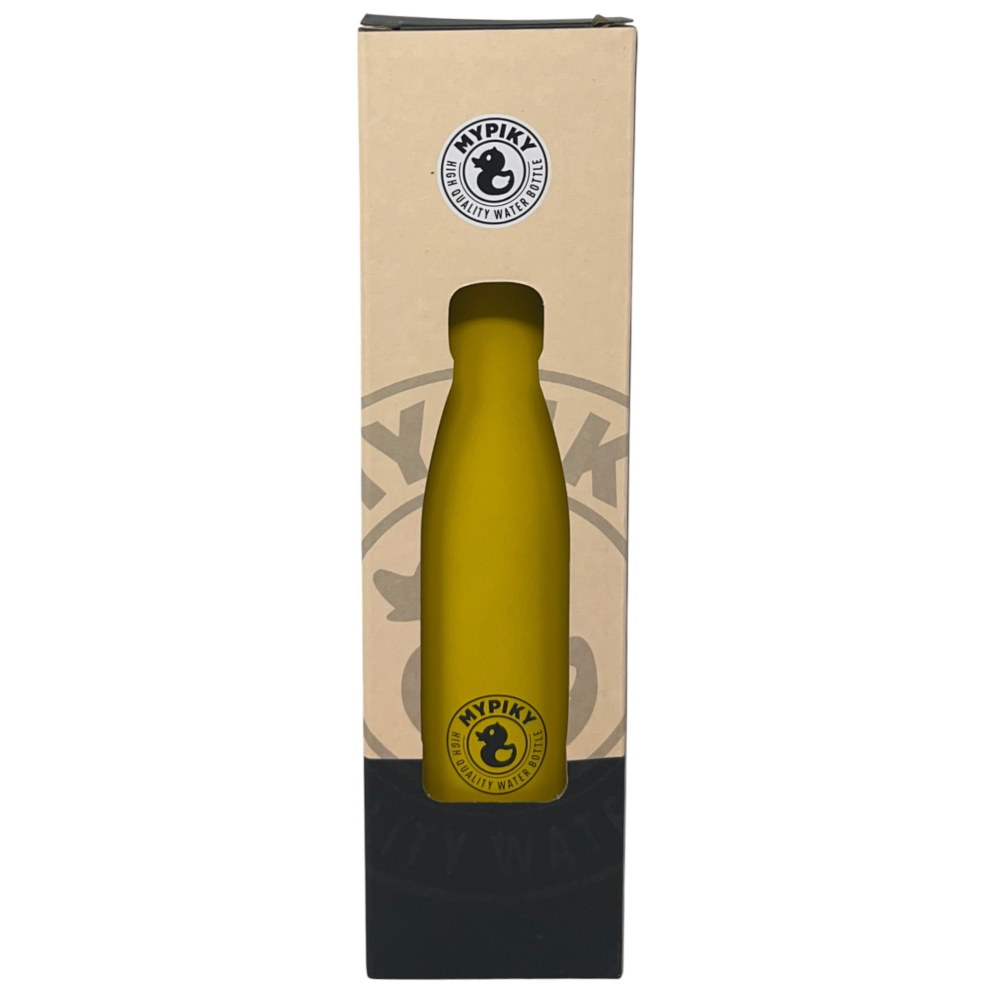 BOTTIGLIA IN ACCIAIO INOX MY PICKY BORRACCIA TERMICA A DOPPIA PARETE 500 ML GIALLO - MP26GI