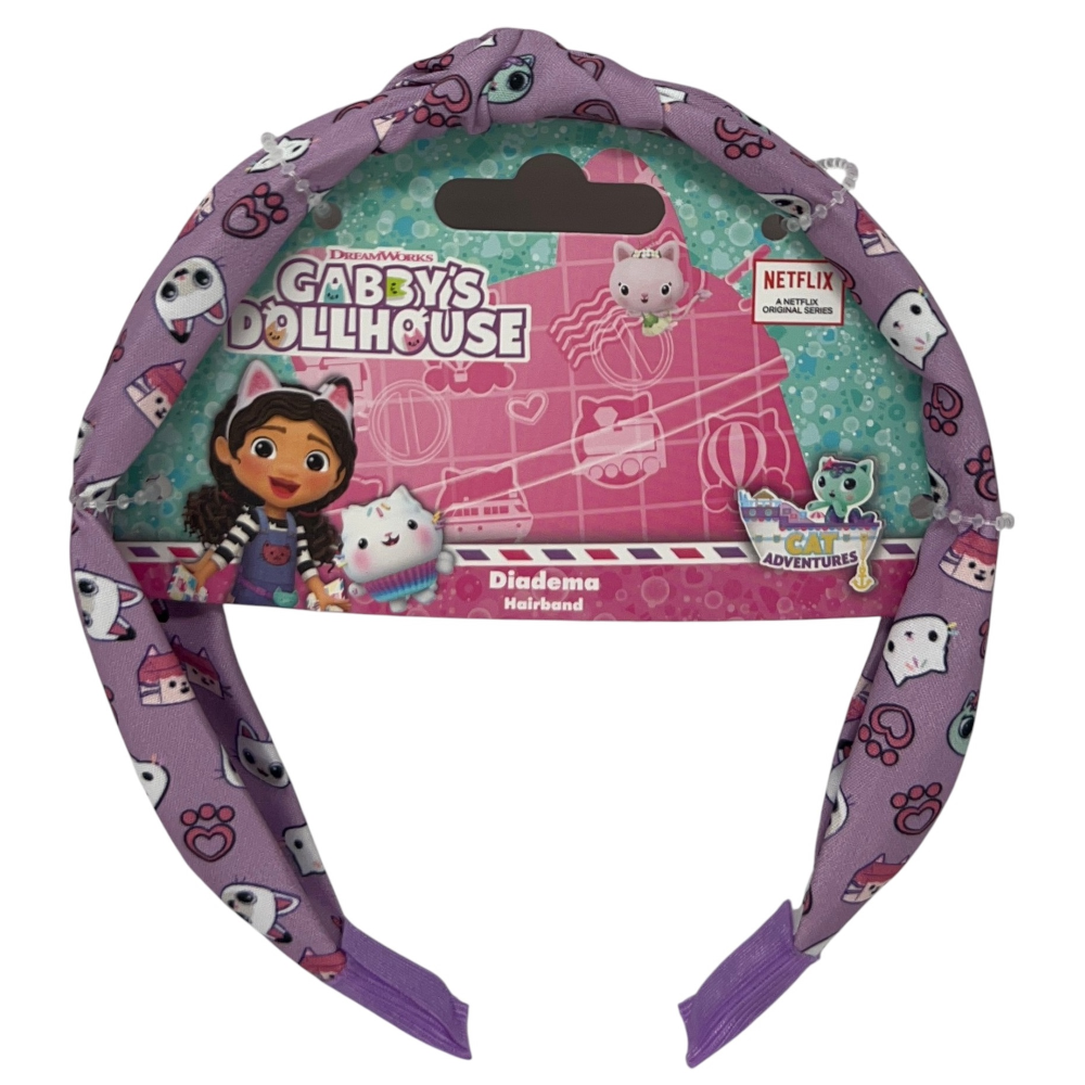 CERCHIETTO GABBY'S DOLLHOUSE CON NODO ACCESSORIO SANRIO PER CAPELLI ACCONCIATURA - 3456